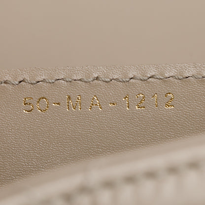 Christian Dior 2022 Taupe Supple Cannage Calfskin Leather Medium Dior Caro Bag