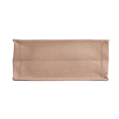 Christian Dior 2023 Beige Canvas L'Union Fait La Force Medium Book Tote