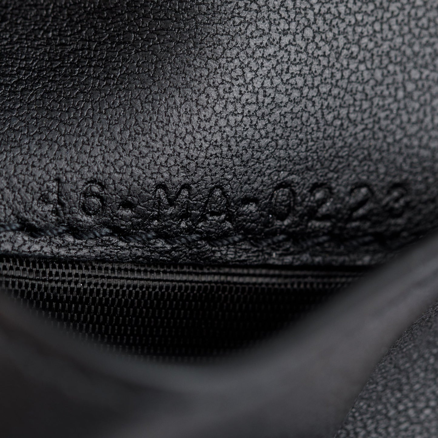 Christian Dior 2023 Black Leather Saddle Lotus Wallet