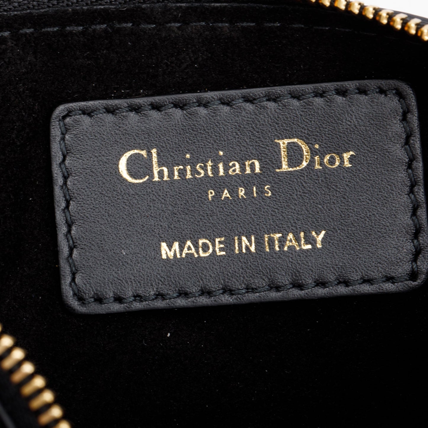 Christian Dior 2023 Black Macrocannage Calfskin Leather Medium Toujours Bag