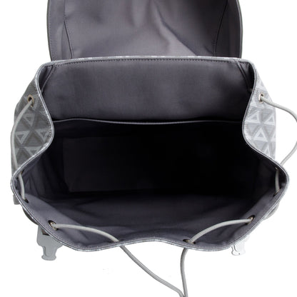Christian Dior 2023 Grey Diamond Canvas Hit The Road Backpack