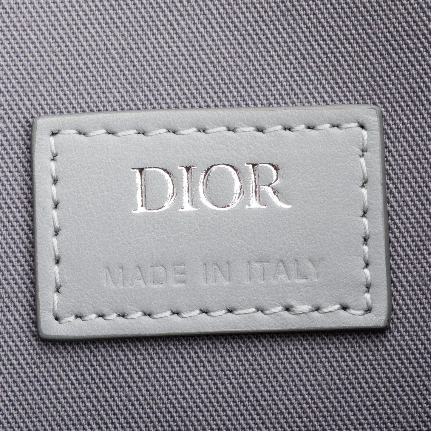 Christian Dior 2023 Grey Diamond Canvas Hit The Road Backpack