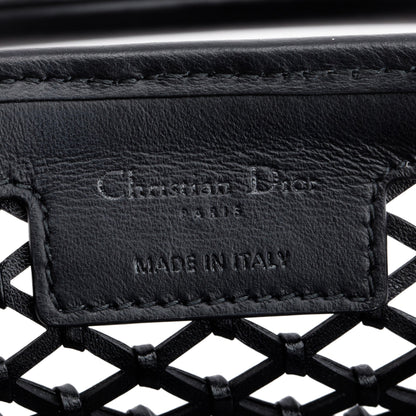 Christian Dior 2024 Black Leather So Black Medium Lady Dior Bag
