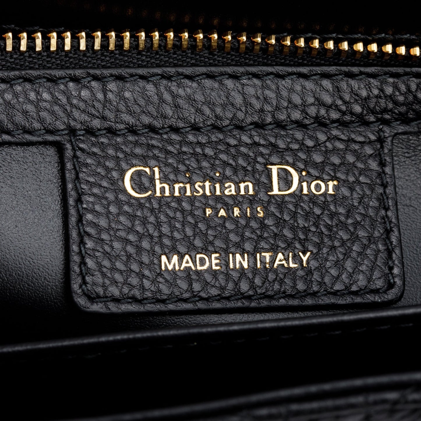 Christian Dior 2024 Black Supple Cannage Calfskin Leather Medium Dior Caro Bag