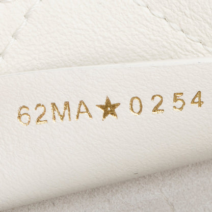 Christian Dior 2024White Macrocannage Lambskin Mini Book Tote