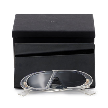 Christian Dior 900A9 Oblique Clear Acetate Sunglasses
