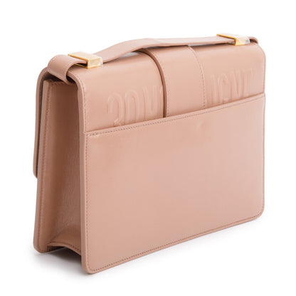 Christian Dior Beige Box Leather 30 Montaigne Bag