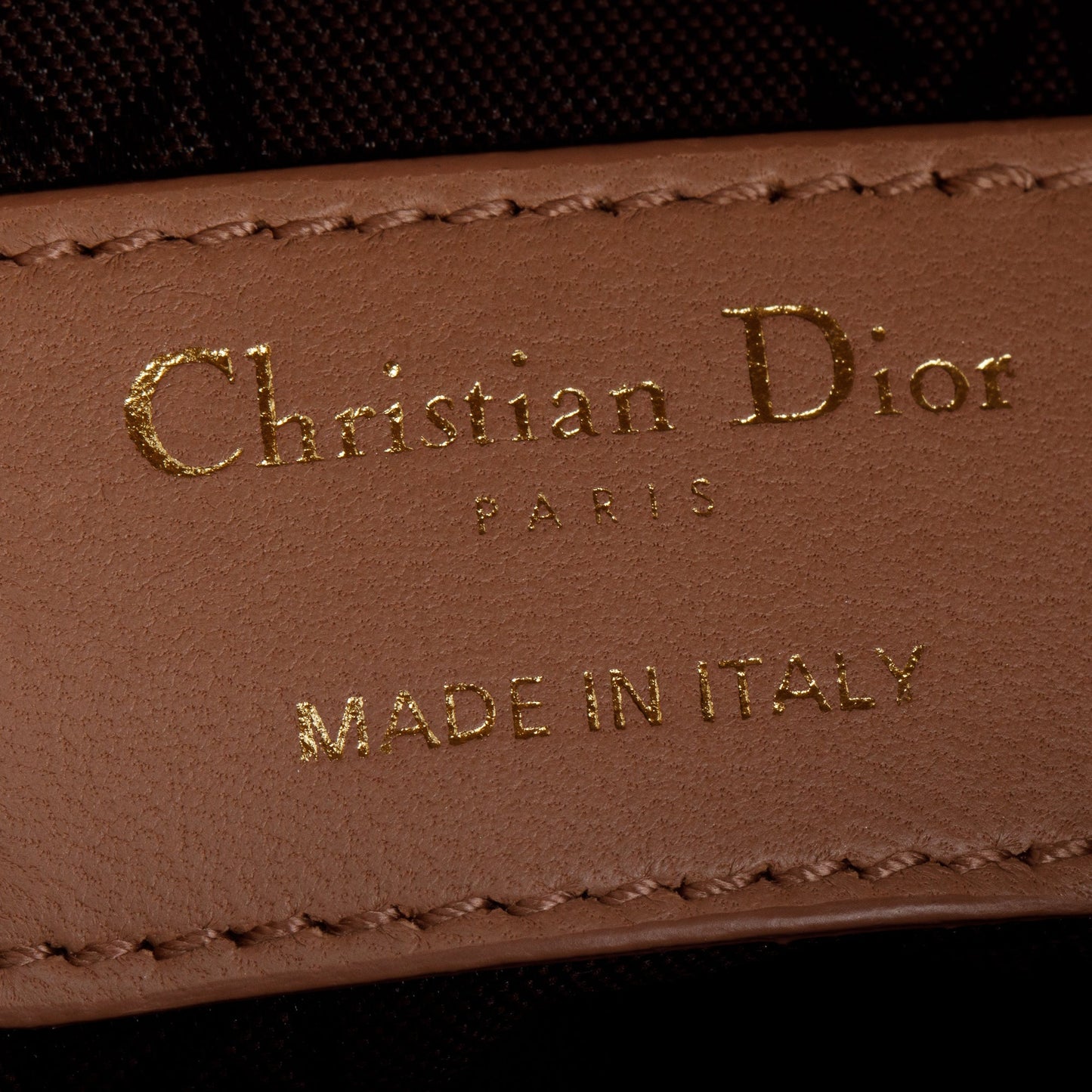 Christian Dior Beige Cannage Lambskin Leather Small Lady Dior My Abcdior Bag