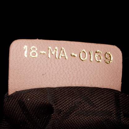 Christian Dior Beige Cannage Lambskin Leather Small Lady Dior My Abcdior Bag