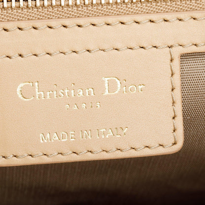 Christian Dior Beige Cannage Panarea Shopping Tote