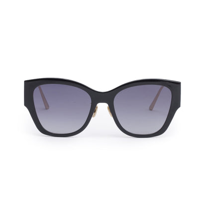 Christian Dior Black Acetate 30montaigne B2U Butterfly Sunglasses