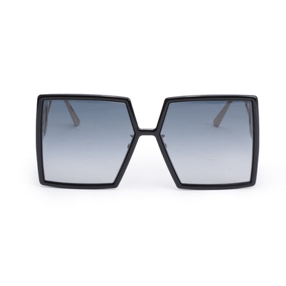 Christian Dior Black Acetate 30montaigne SU Oversize Sunglasses