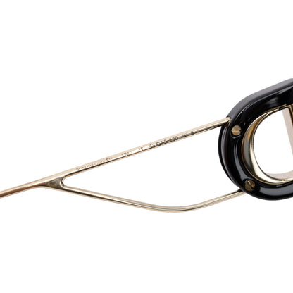 Christian Dior Black Acetate 30montaigne SU Oversized Square Sunglasses