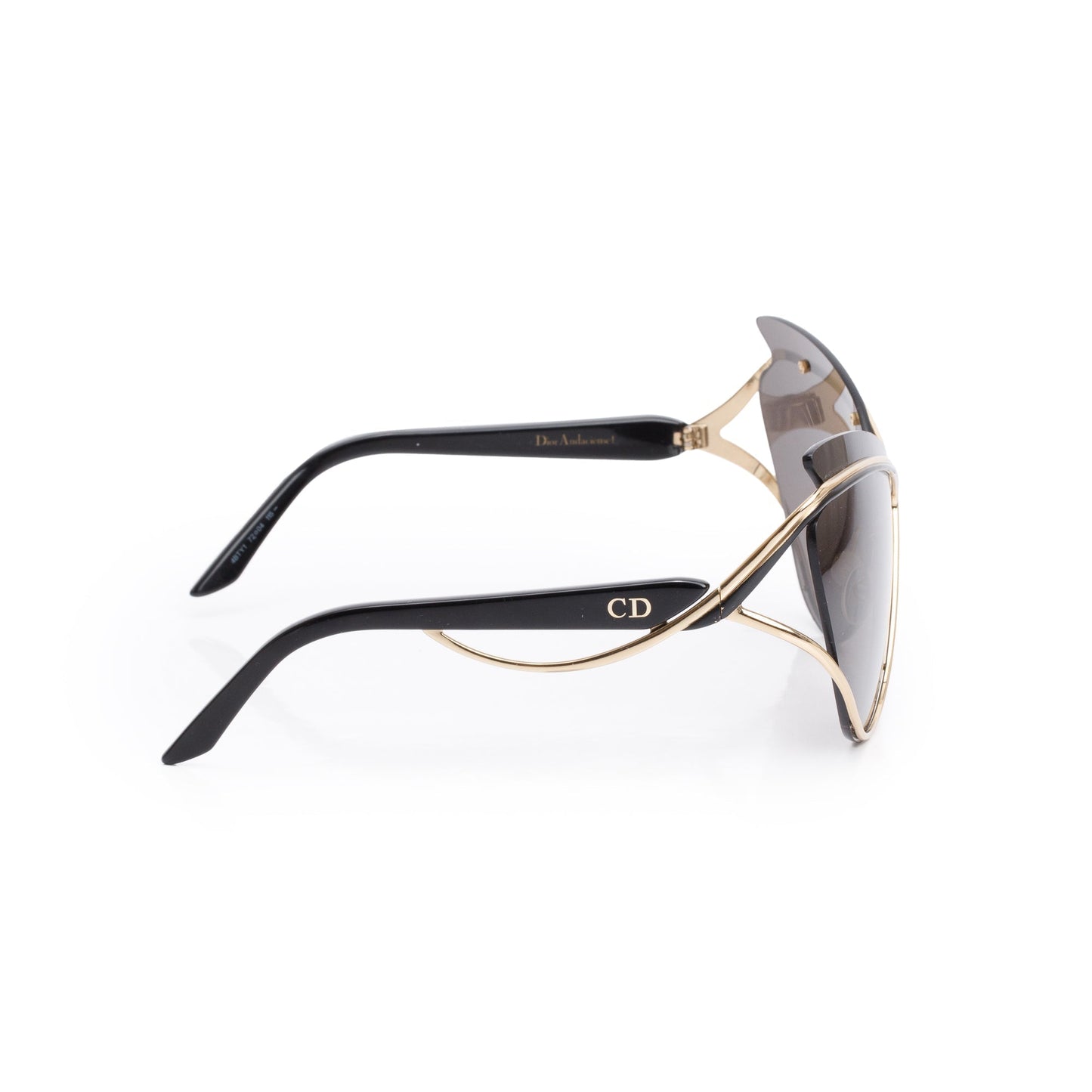 Christian Dior Black Acetate DiorAudacieuse1 Cat-Eye Sunglasses