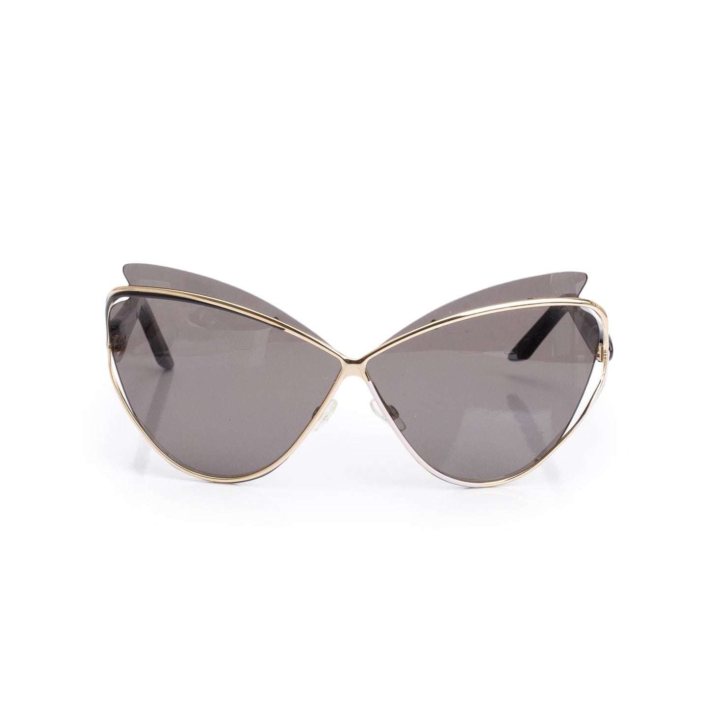 Christian Dior Black Acetate DiorAudacieuse1 Cat-Eye Sunglasses