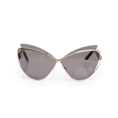 Christian Dior Black Acetate DiorAudacieuse1 Cat-Eye Sunglasses