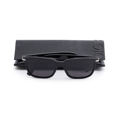 Christian Dior Black Acetate DiorBlackSuit SI Rectangular Sunglasses