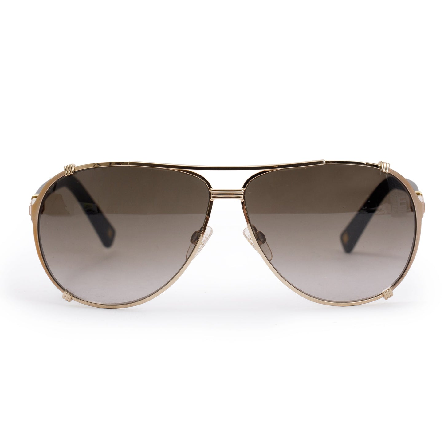 Christian Dior Black Acetate DiorChicago2STR Aviator Sunglasses