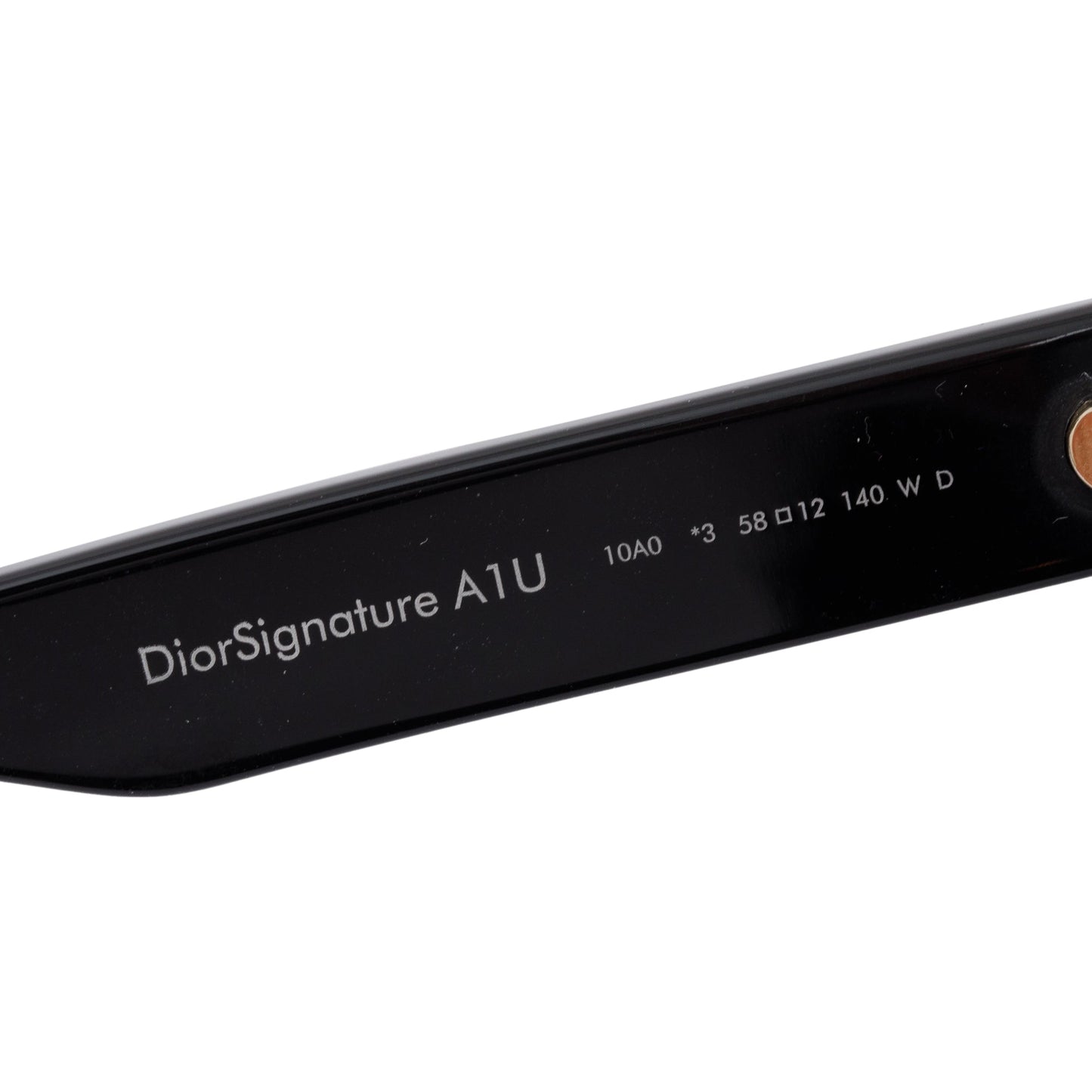 Christian Dior Black Acetate DiorSignature A1U Pilot Sunglasses