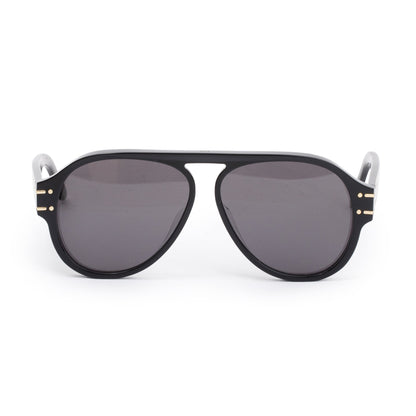 Christian Dior Black Acetate DiorSignature A1U Pilot Sunglasses