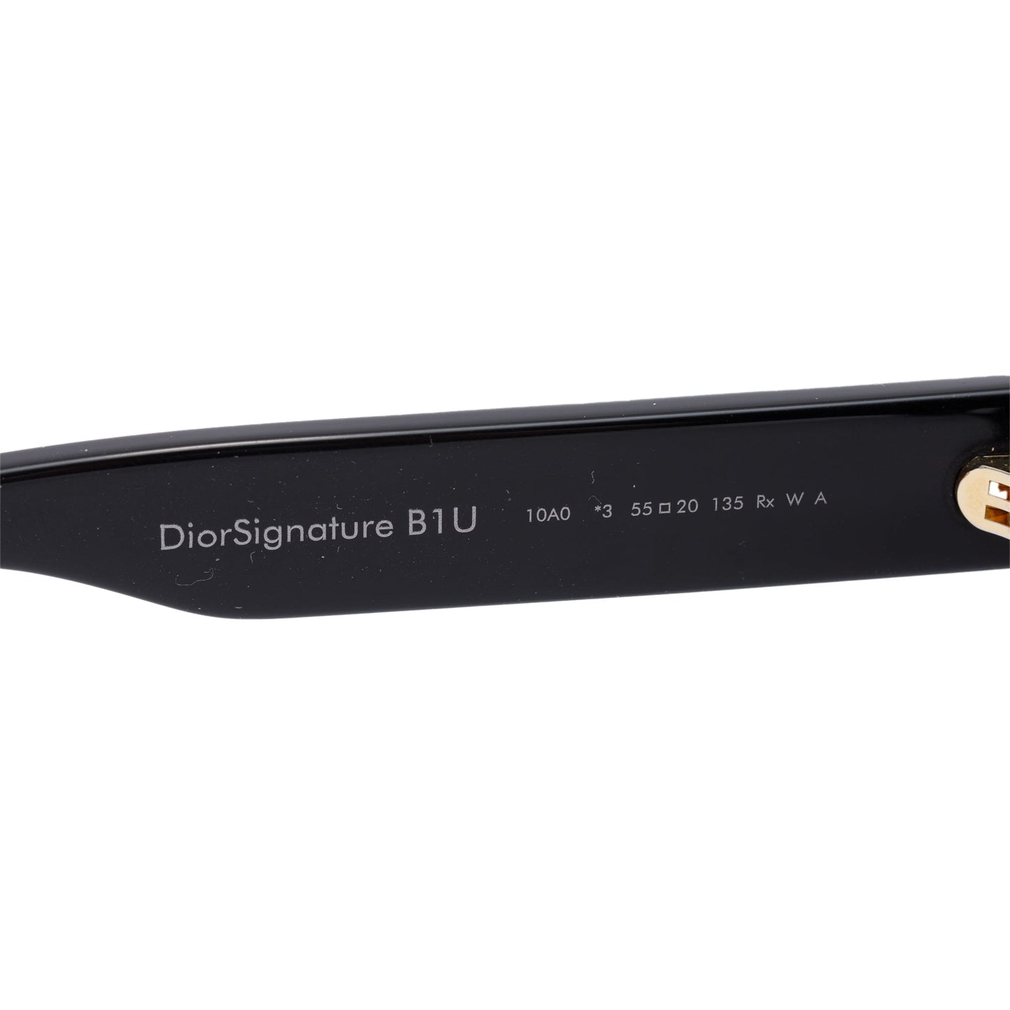 Christian Dior Black Acetate DiorSignature B1U Geometric Sunglasses
