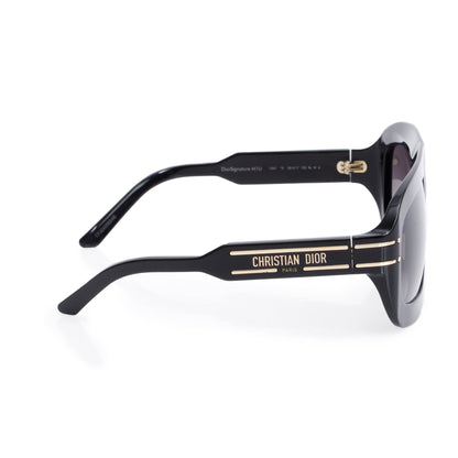 Christian Dior Black Acetate DiorSignature M1U Oversized Sunglasses