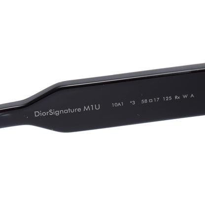 Christian Dior Black Acetate DiorSignature M1U Oversized Sunglasses