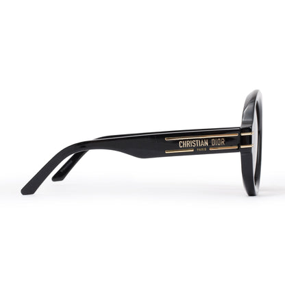 Christian Dior Black Acetate DiorSignature R1U Oversized Sunglasses