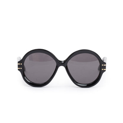 Christian Dior Black Acetate DiorSignature R1U Oversized Sunglasses