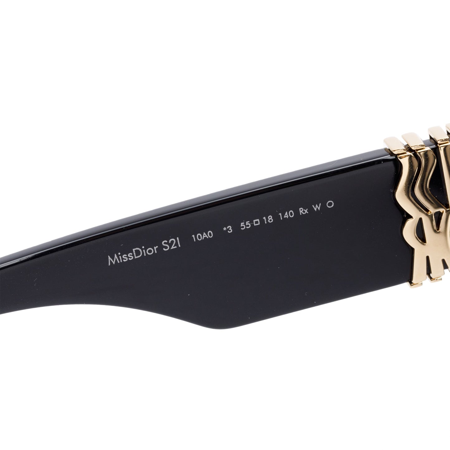 Christian Dior Black Acetate MissDior S21 Square Sunglasses