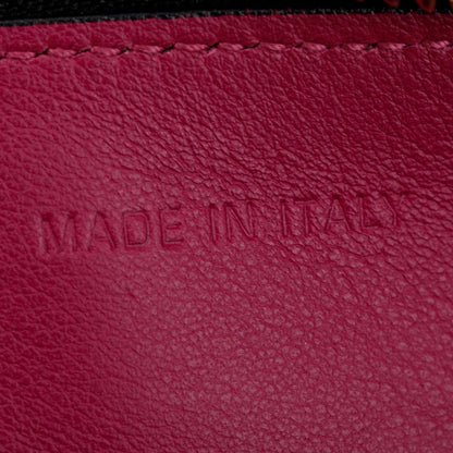 Christian Dior Black Calfskin Leather Medium Diorissimo Tote