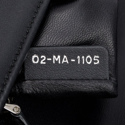 Christian Dior Black Calfskin Leather Paradise Diorama Flap Bag