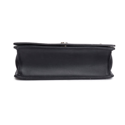 Christian Dior Black Calfskin Leather Paradise Diorama Flap Bag
