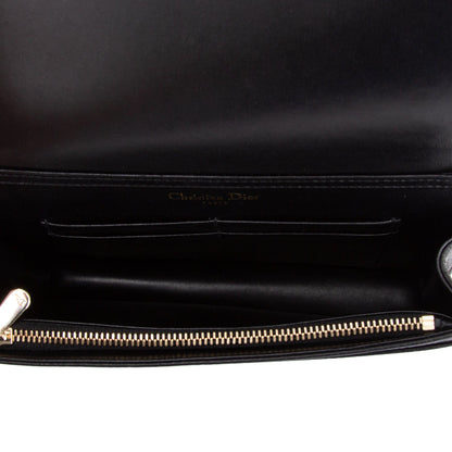Christian Dior Black Diorama Wallet on Chain