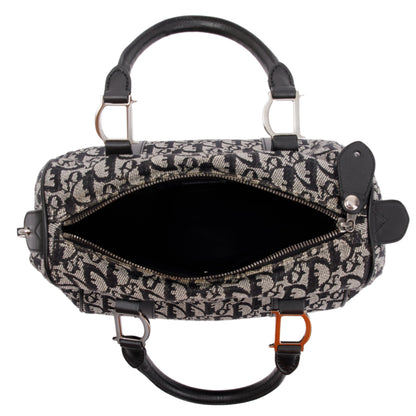 Christian Dior Black Diorissimo Boston Bag