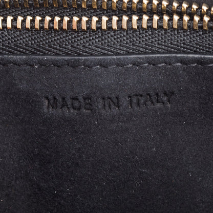 Christian Dior Black Leather Saddle Belt Pouch