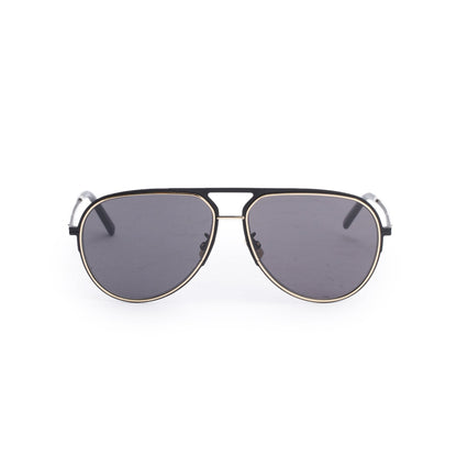 Christian Dior Black Metal DiorEssential A2U Aviator Sunglasses