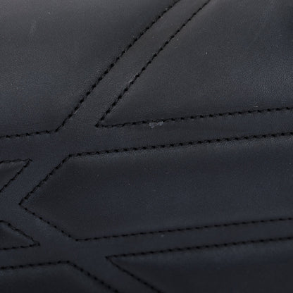 Christian Dior Black Ultramatte Calfskin Leather Medium Diorama Flap Bag