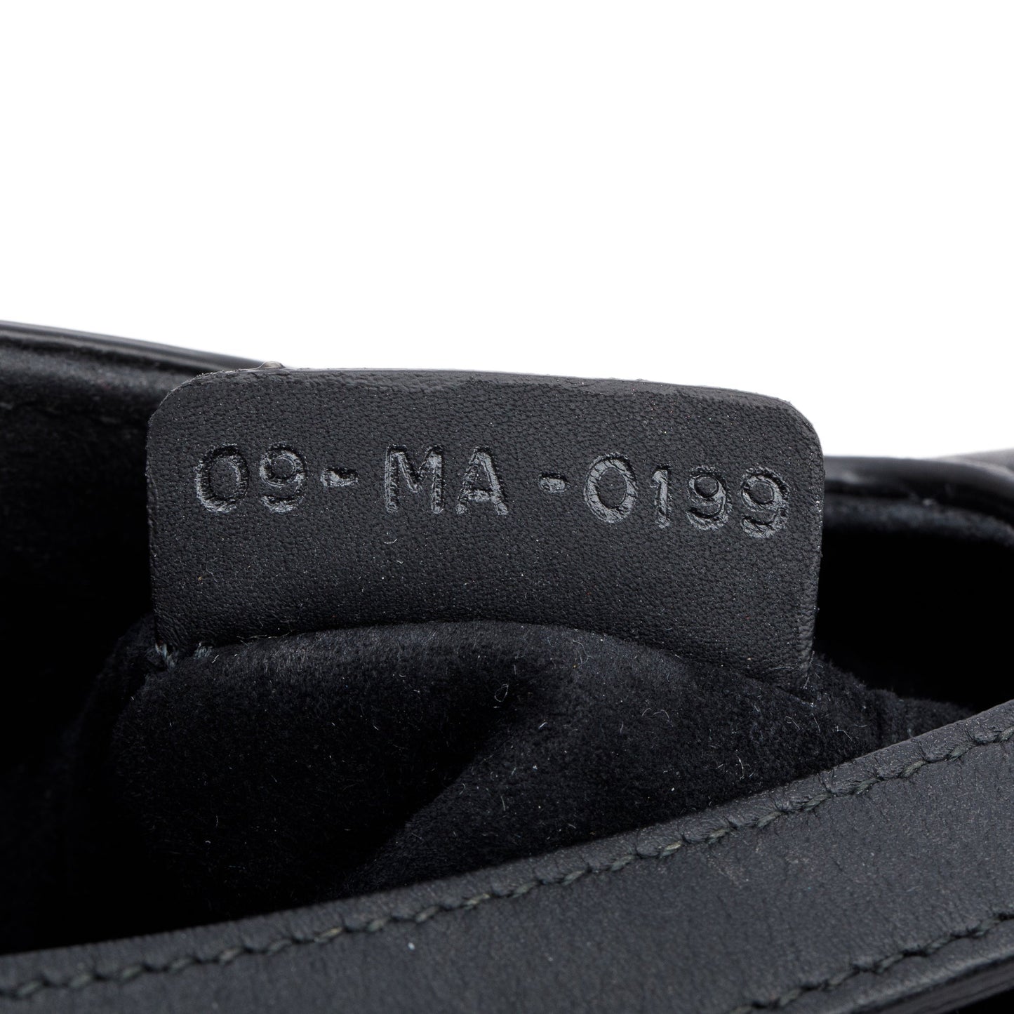 Christian Dior Black Ultramatte Calfskin Leather Mini Saddle Bag