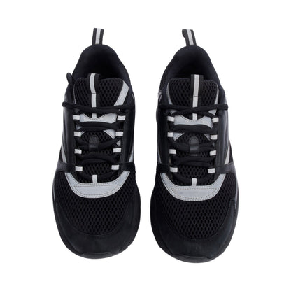 Christian Dior Black/Grey Mesh Technical Fabric B22 Sneakers, Size 42