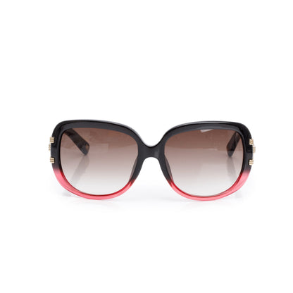 Christian Dior Black/Red Acetate DiorGraphix3F Square Sunglasses