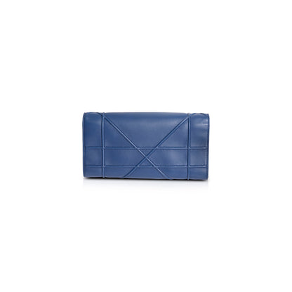 Christian Dior Blue Diorama Wallet on Chain