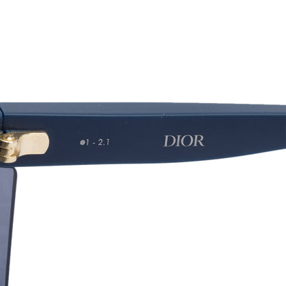 Christian Dior Blue Oblique DiorClub M1U Shield Mask Sunglasses