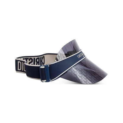 Christian Dior Blue Oblique DiorClub V1U Visor