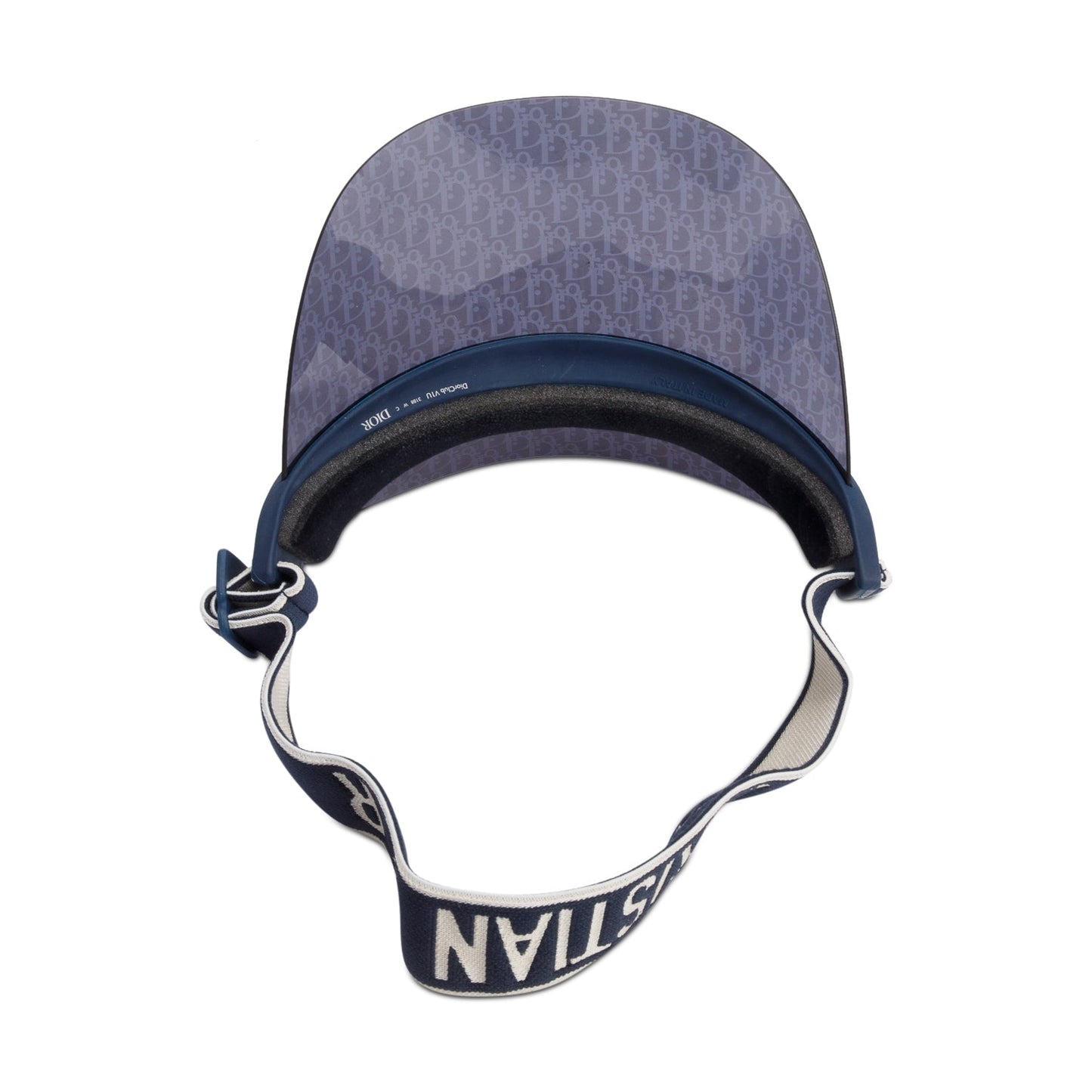Christian Dior Blue Oblique DiorClub V1U Visor