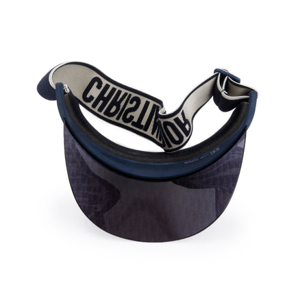 Christian Dior Blue Oblique DiorClub V1U Visor