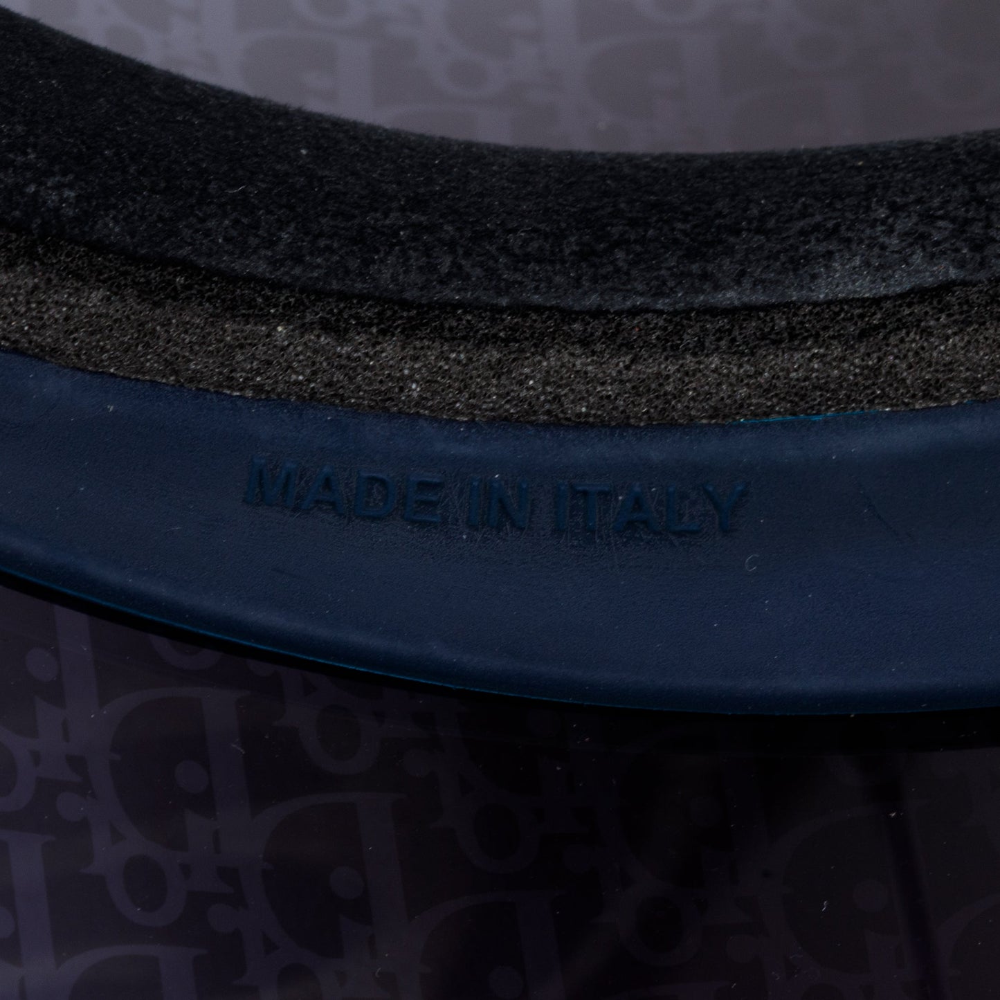 Christian Dior Blue Oblique DiorClub V1U Visor