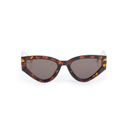 Christian Dior Brown Havana Acetate CatStyleDior1 Sunglasses