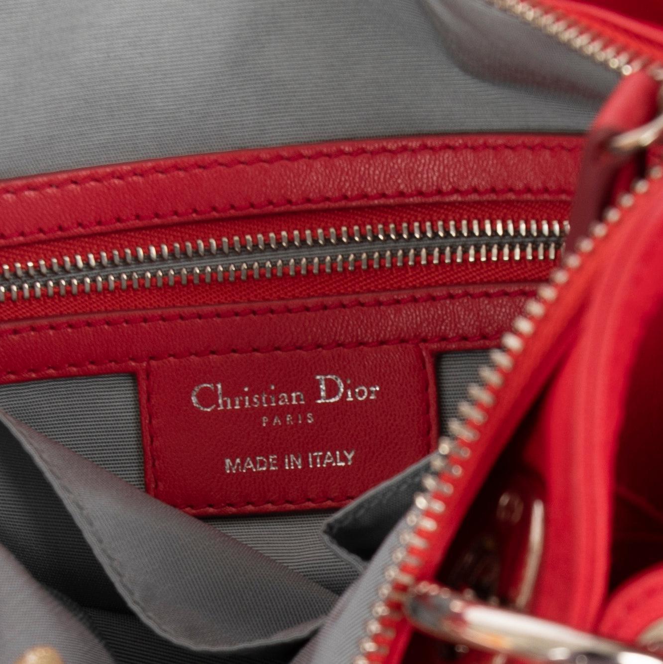 Christian Dior Cannage Granville Polochon Tote