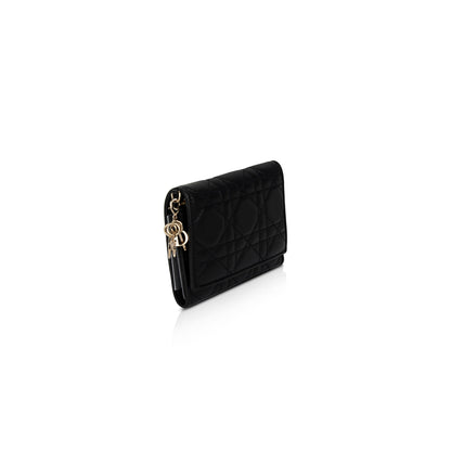 Christian Dior Cannage Lambskin Lady D Wallet